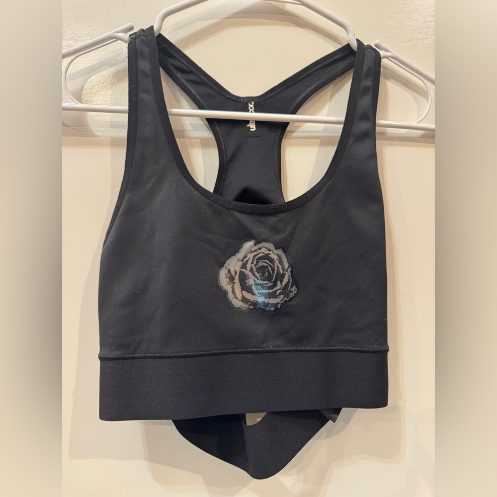 Ultracor sports bra Women Small Rose Black Exercise Sports Gorpcore Support